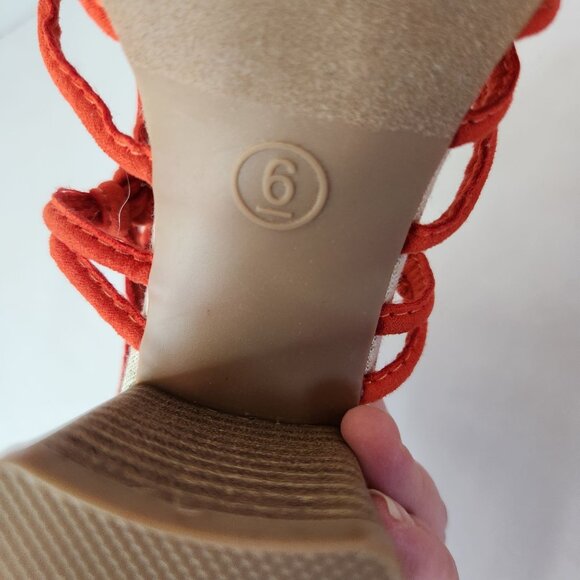 Dolce Vita Strappy Heeled Sandals With Back Zippers & Chunky Heel Size 6 - Picture 5 of 5